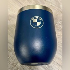 BMW travel coffee mug with a