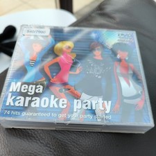 Easy Karaoke Mega Karaoke Party 4 Disc Set & Bonus DVD Video Cd+g Sealed