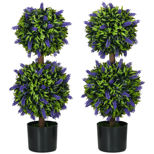 Homcom set potted - set, 2