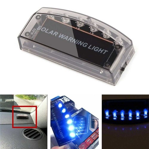 Solarpowered led car dummy - led,