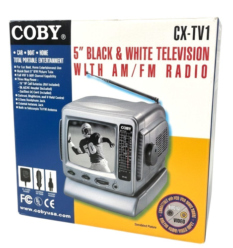 Coby analog black white - analog, tv