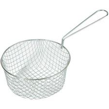 9" Wire Chip Basket Stainless