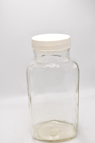 Vintage large glass sweet jar - large,