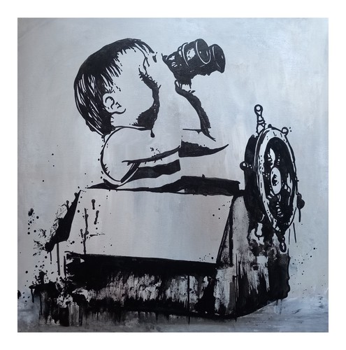 Original street art - , painting