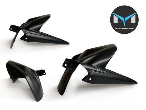 Matt black hugger rear fender - black, hugger/rear