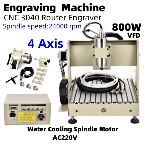 800w axis cnc3040 router - 800w,