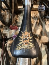 Vintage orange Angry Bike