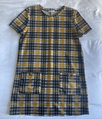 Zara trf tartan check - tartan/check, a-line