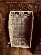 Large Wicker log basket On