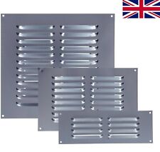 Louvre Air Vent Aluminium Silver Louvered Ventilation Ventilator Grille Cover !!