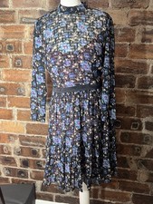 REBECCA TAYLOR BLACK/PINK/BLUE