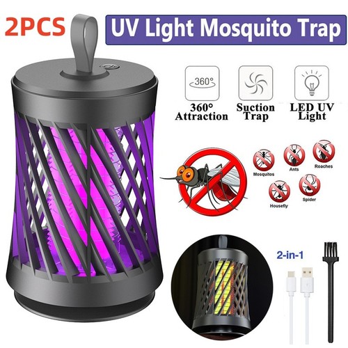 2pcs rechargeable led - uv,