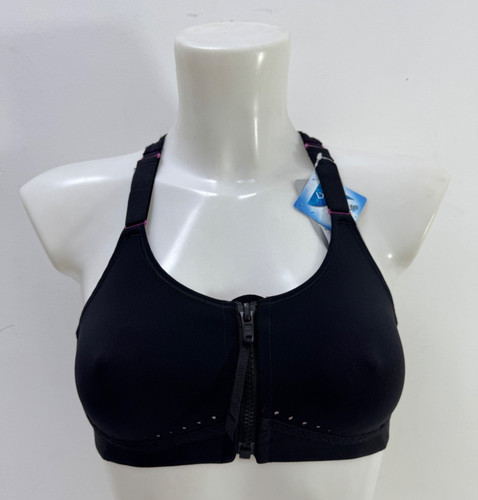 Berlei black zip closure - zip,
