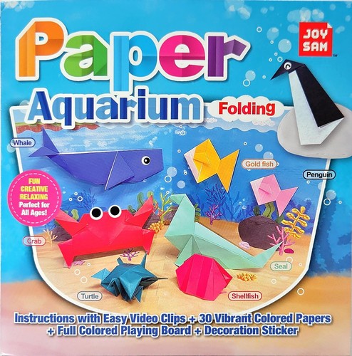 Paper aquarium origami - aquarium,