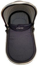 ICandy Peach Main Carry Cot In Navy Used Condition