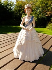 Royal Worcester Her Regal Majesty Figurine, Limited Ed. CW637