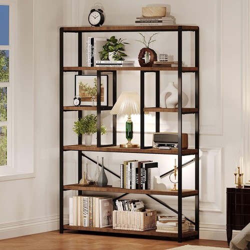 Rustic bookcase and bookshelf - and,