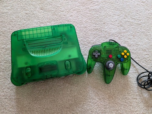 Nintendo n64 jungle green - /n64,