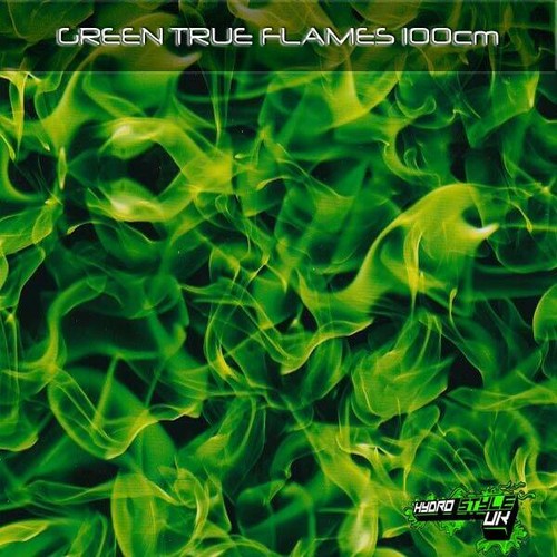 Rolled green true flames - -,