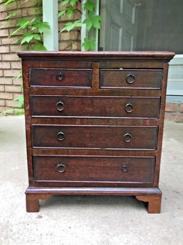 Antique miniature chest - miniature,