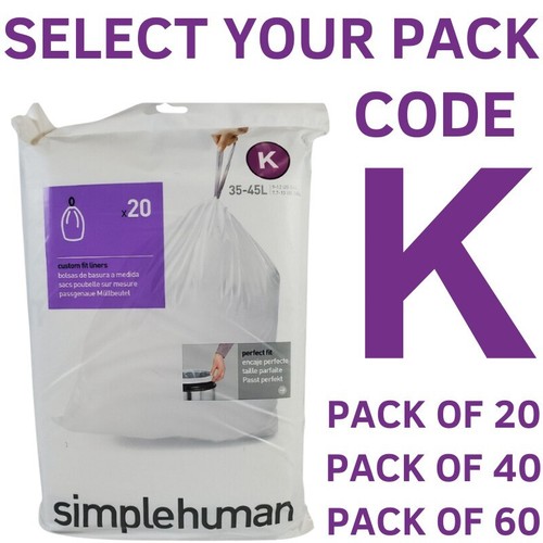 Simplehuman bin liners code - simplehuman,