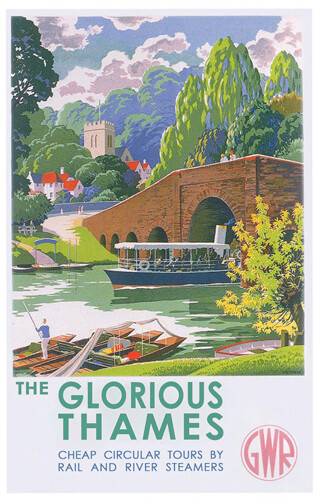 Vintage glorious thames art - glorious,