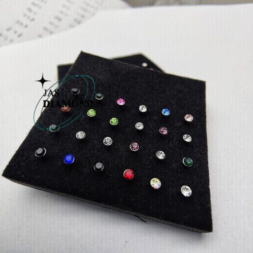 Silver nose stud straight - silver,