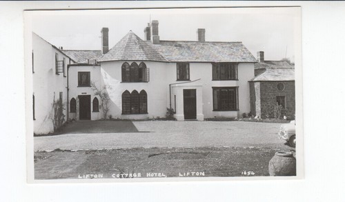 Postcard lifton cottage - postcard.,
