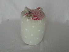 Shabby Chic Round Pastel Spotted Floral Corn/Wheat Filled Doorstop by Mrs Gogo 