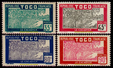 EBS French Togo 1924 - Cocoa Plantation - TG 135/155 (short set) - MNH**