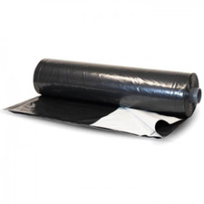 Farm Plastic Supply - 5 mil Silage Tarp Black/White Plastic Sheeting