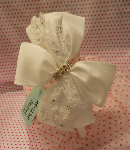 White bow style - , hairband