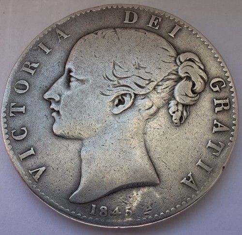 1845 queen victoria silver - 1845,