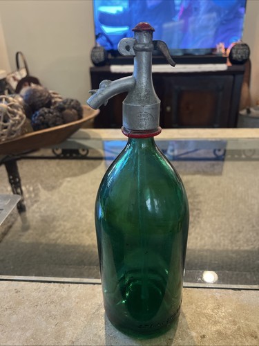 Vintage seltzer bottle - bottle, soda