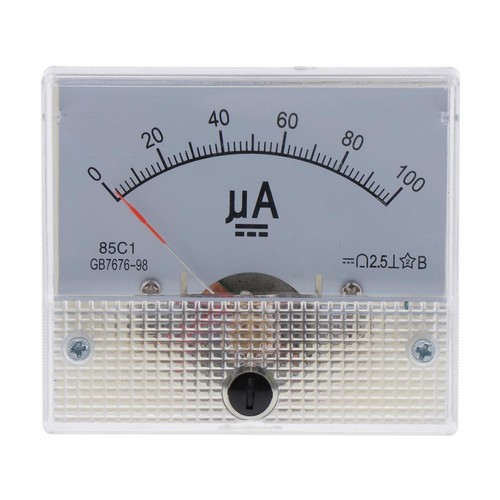 Analog current meter - , for