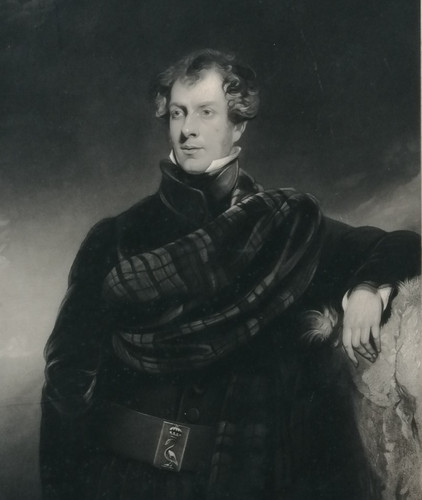Antique mezzotint engraving - mezzotint,