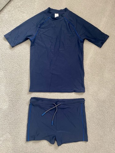 Boys navy rash guard - guard, &