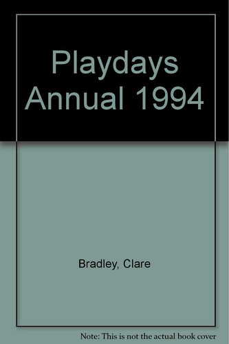 Playdays annual 1994 - playdays, 1994,