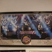 Nick Mason Signed Band Poster