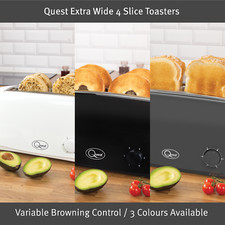 Quest 4-Slice Toasters with