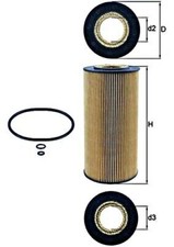 Oil Filter MAHLE Fits MAN