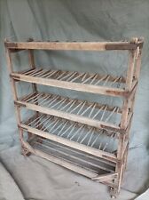 Vintage Wooden Wine Trolley 