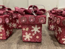 6 x Pink  Glitter Gift-Box