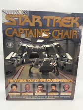 Vintage 1997 Star Trek Captain's Chair Virtual Reality Simulation Tour PC Game