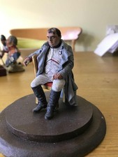 VINTAGE ALL METAL 90MM NAPOLEON FIGURE RESTING