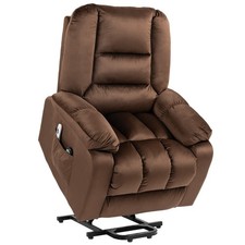 HOMCOM Leathaire Eight Massage Point Armchair, with Heat and Reclining Back