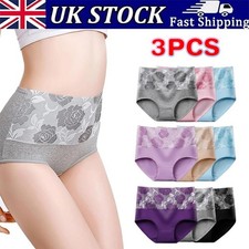 3pcsCotton Leakproof Underwear for Women Incontinence Leak Proof Protective Pant