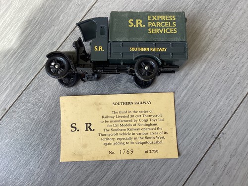 Corgi thornycroft van - sr,