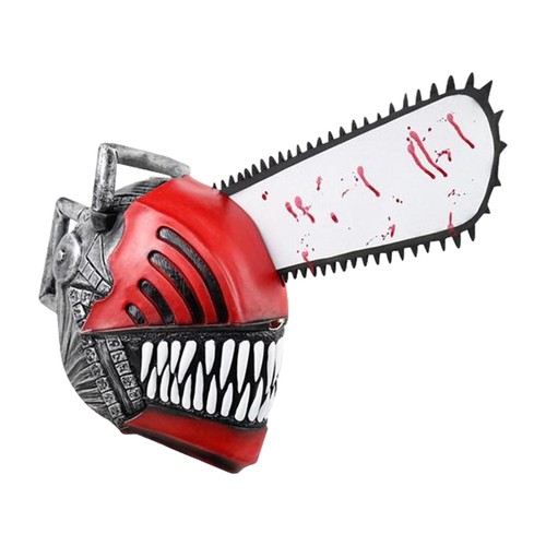 Chainsaw man mask cosplay - chainsaw,