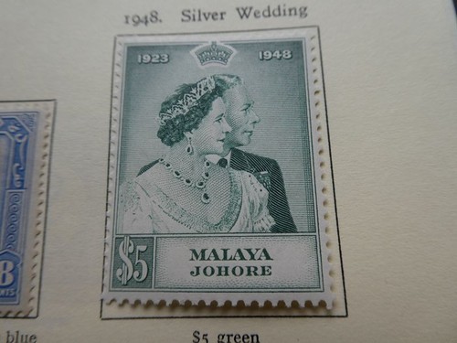 Malaya johore 1948 silver - malaya,